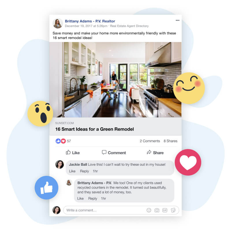 Facebook Post Receiving Customer Engagement