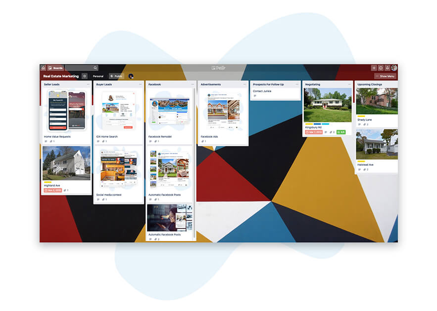 Trello Board for Real Estate Agents