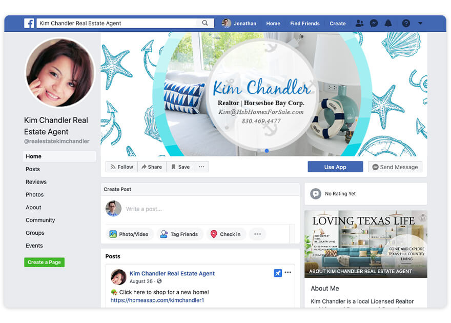 Kim Chandler Top Real Estate Agent Facebook Page Nomination