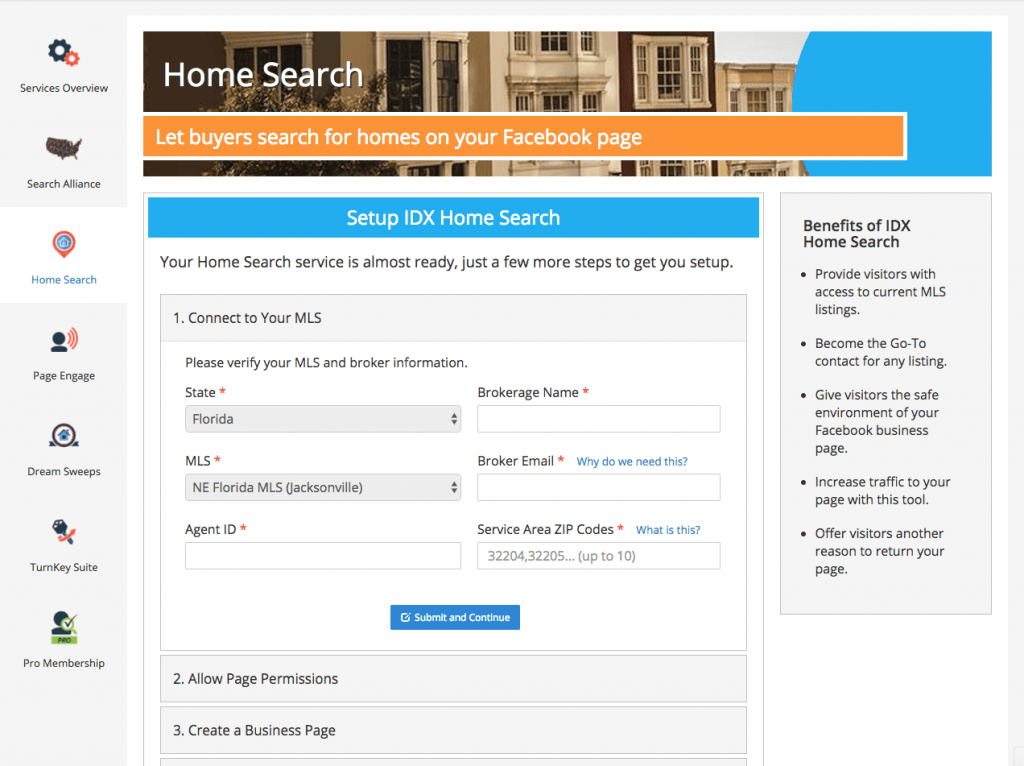 IDX Home Search MLS Set Up