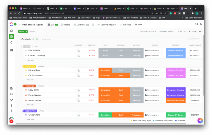 Clickup being used for Real Estate