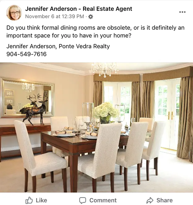 Example Real Estate Facebook Post