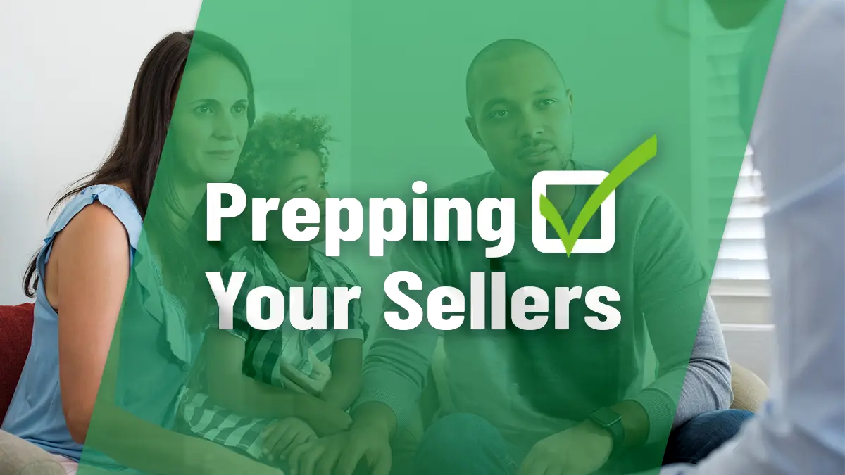 Prepping your sellers