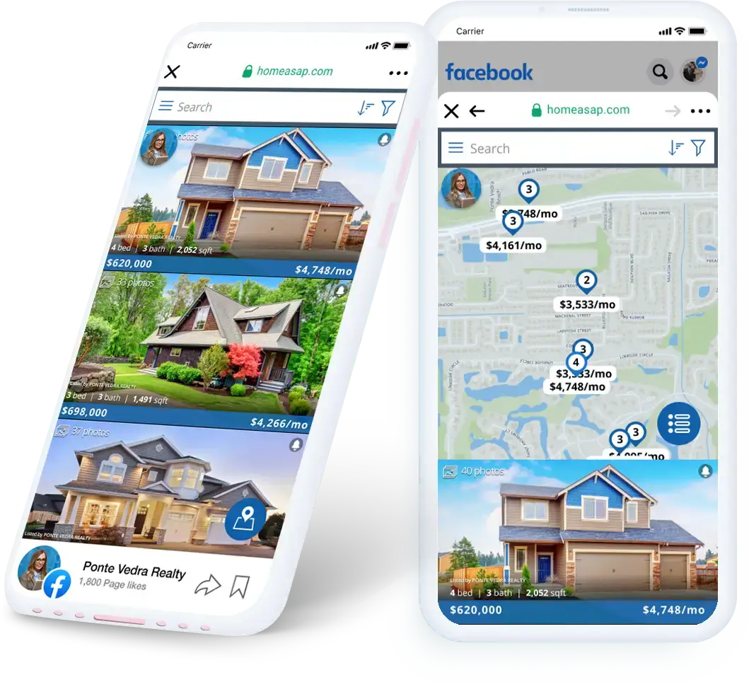 Leverage Facebook to get more real estate leads in the new MORE App, an MLS listing and home search app, from Mutual of Omaha Mortgage and Home ASAP.